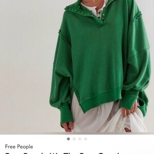 We the Free by Free People Henley Camden rolling hills green NWOT